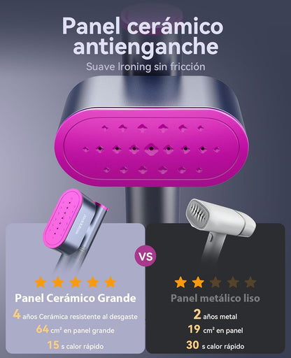 Plancha a vapor Pro 2-en-1 de Viaje